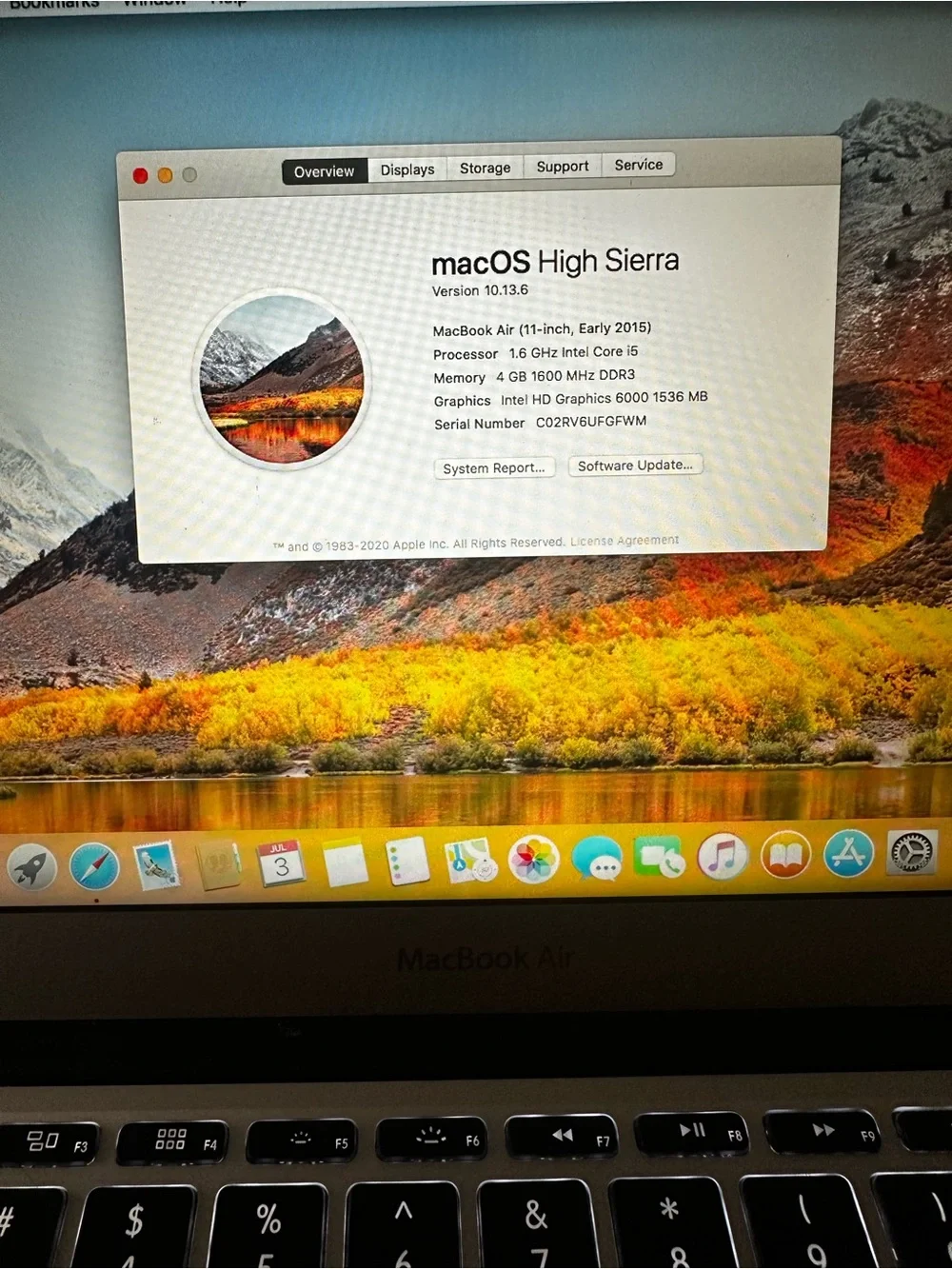 Apple MacBook Air Silver with Backlit Keyboard